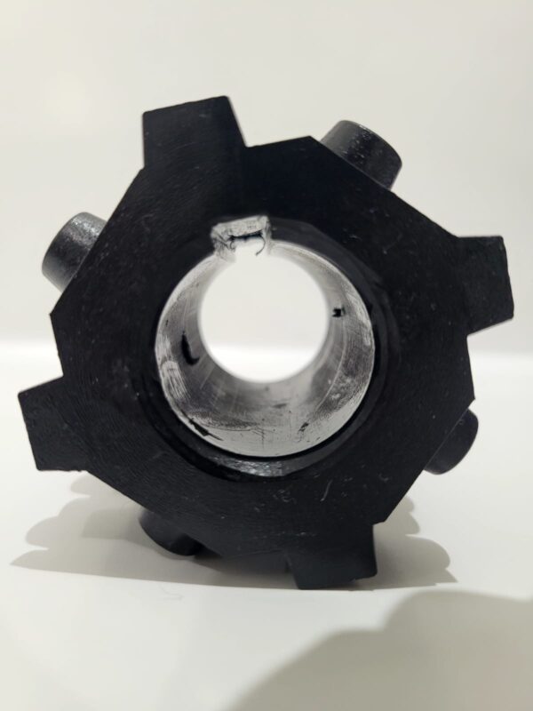 RODILLO DENTADO NEGRO 1"